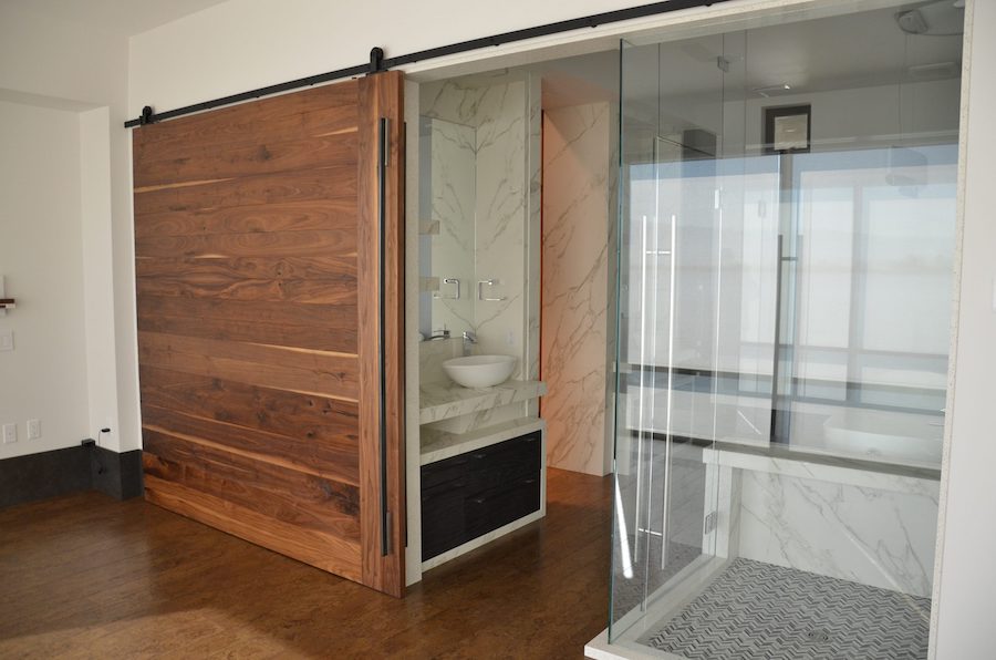 custom wood bathroom