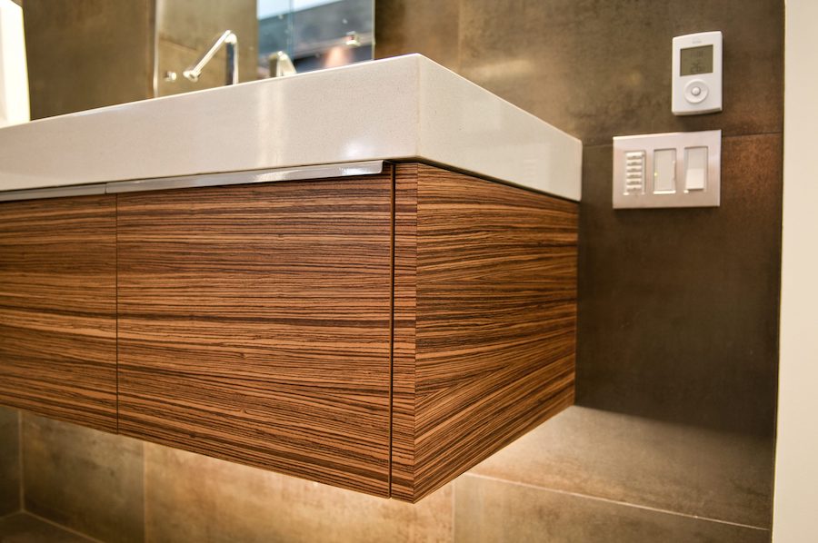 custom wood floating sinks