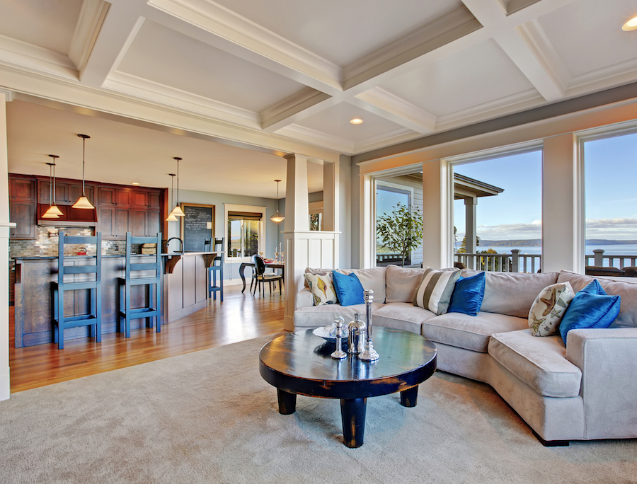 A Custom Coffered Ceiling