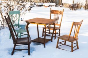 What You Can Do to Protect Wooden Outdoor Furniture From Harsh Winter Weather