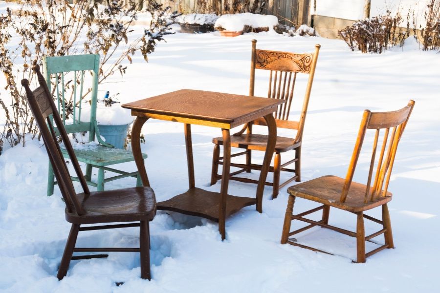 What You Can Do to Protect Wooden Outdoor Furniture From Harsh Winter Weather